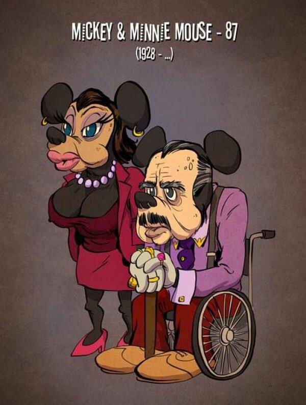 Mickey és Minnie Mouse by Andrew Tarusov